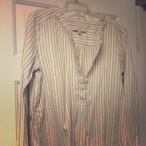 Casual black and white shirt from Loft